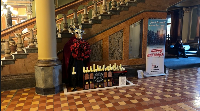 Satanic Temple Display At Iowa Capitol Spurs Outrage, Debate, Prayer ...